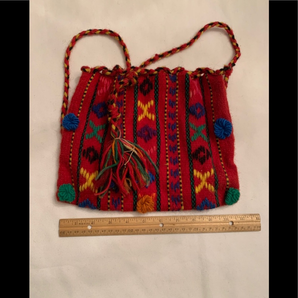 Handmade Multi-Color Wool Backpack